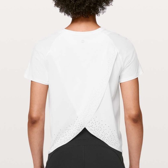 Lululemon Quick Pace Short Sleeve - White - Picture 3 of 6